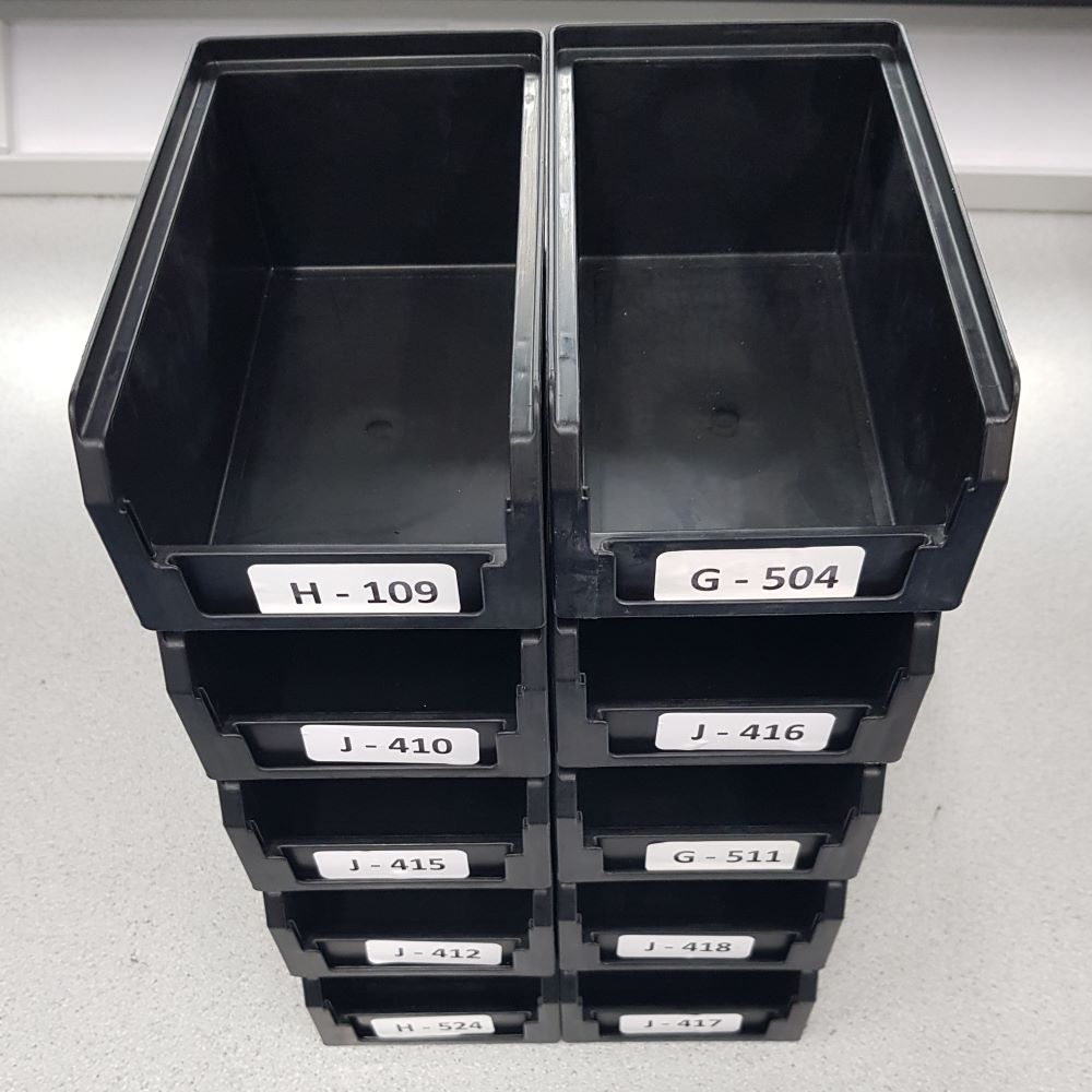 ESD Conductive storage / picking bins (Small units in packs of 10) - FPM17 Digicare Ltd